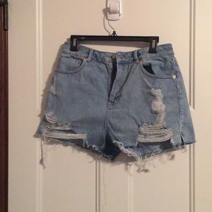 ASOS high rise shorts